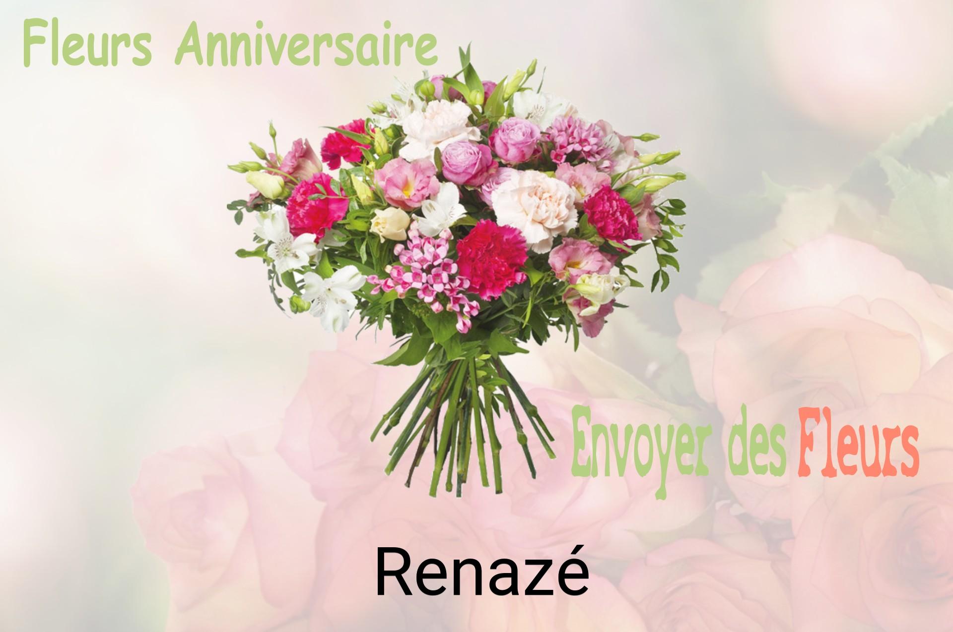 Bouquet de fleurs d’anniversaire livré à Renazé